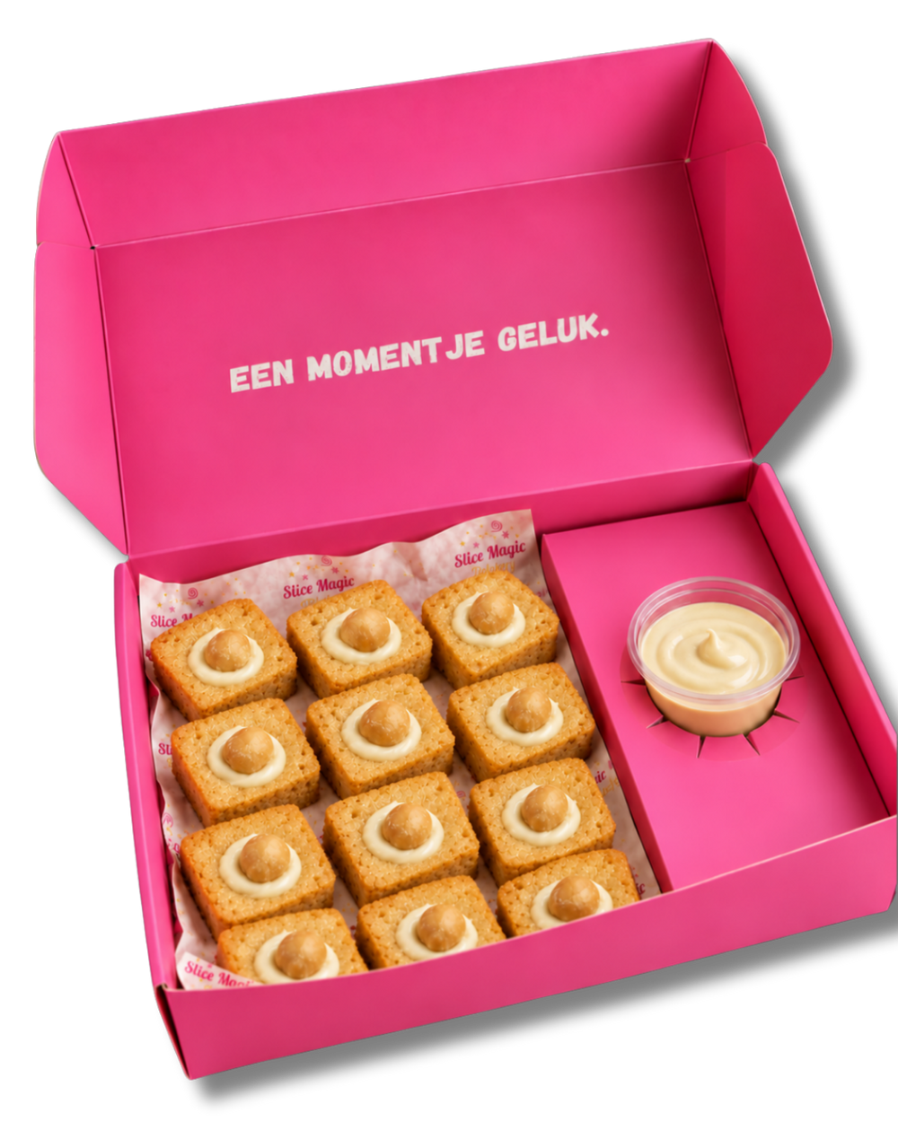Vanille Macadamia Blondie Bites
