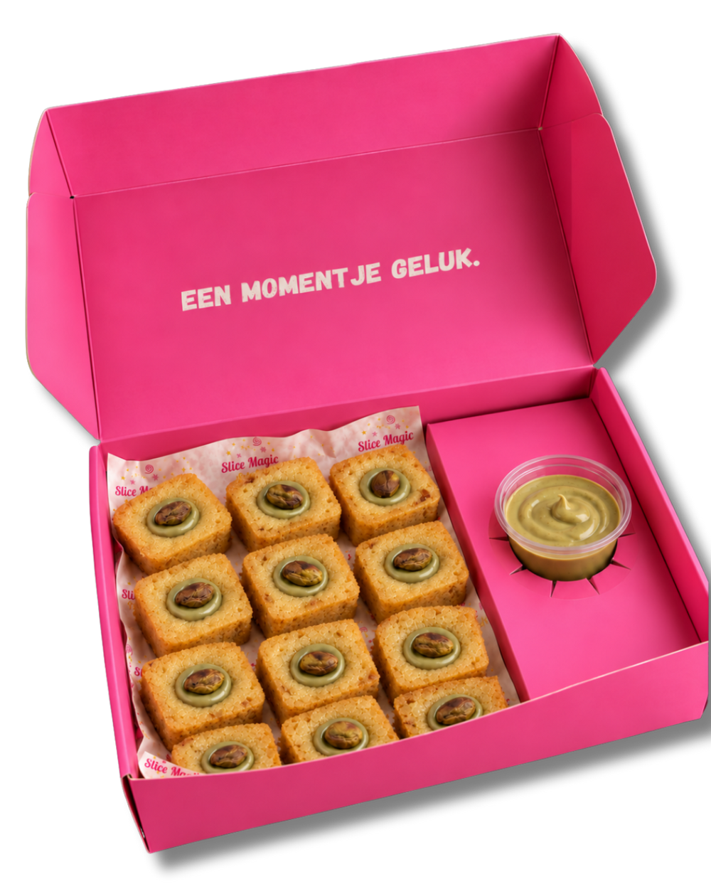 Pistache Blondie Bites