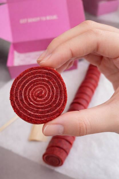 Roll & Dip Bites — Red Velvet