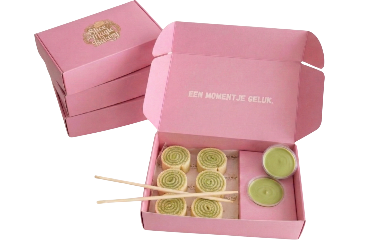 Roll & Dip Bites — Pistachio