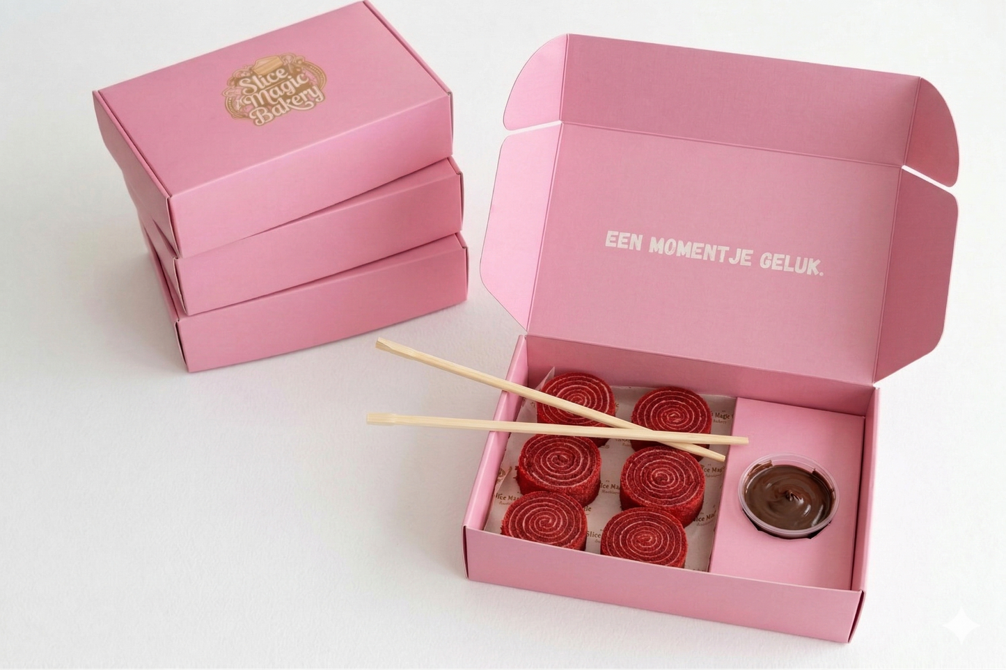 Roll & Dip Bites — Red Velvet
